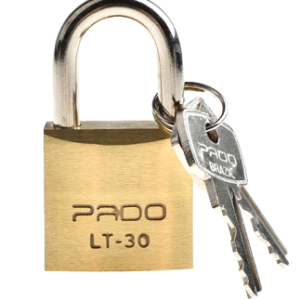 Cadeado Latão DOURADO Com 2 Chaves Iguais 30mm Pado