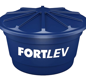 Caixa D'Água Com Tampa Polietileno 500l Altura 72 X Tampa 124 X Base 95cm Fortlev